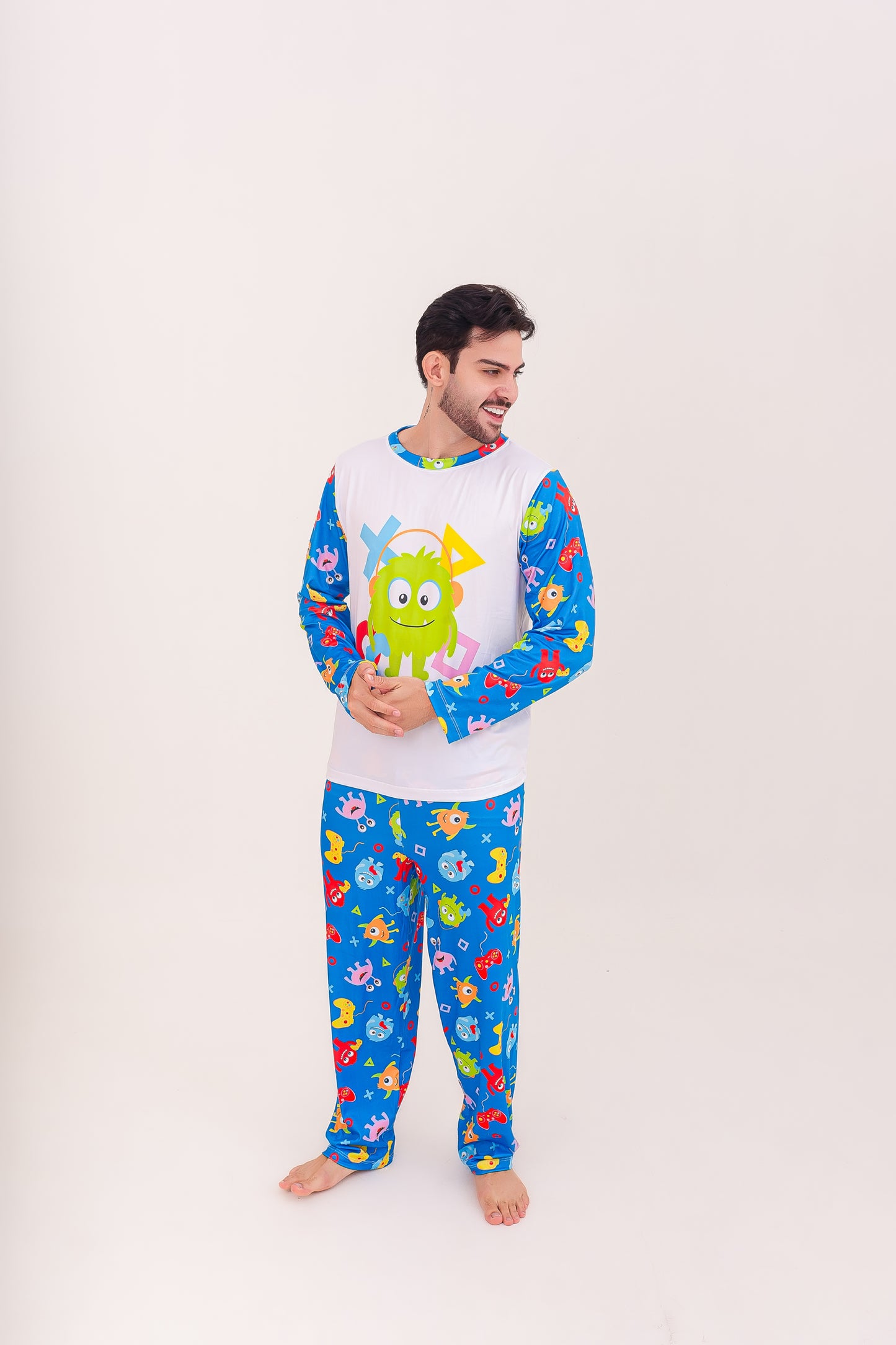 Adulto Masculino Longo | Monstrinho Gamer