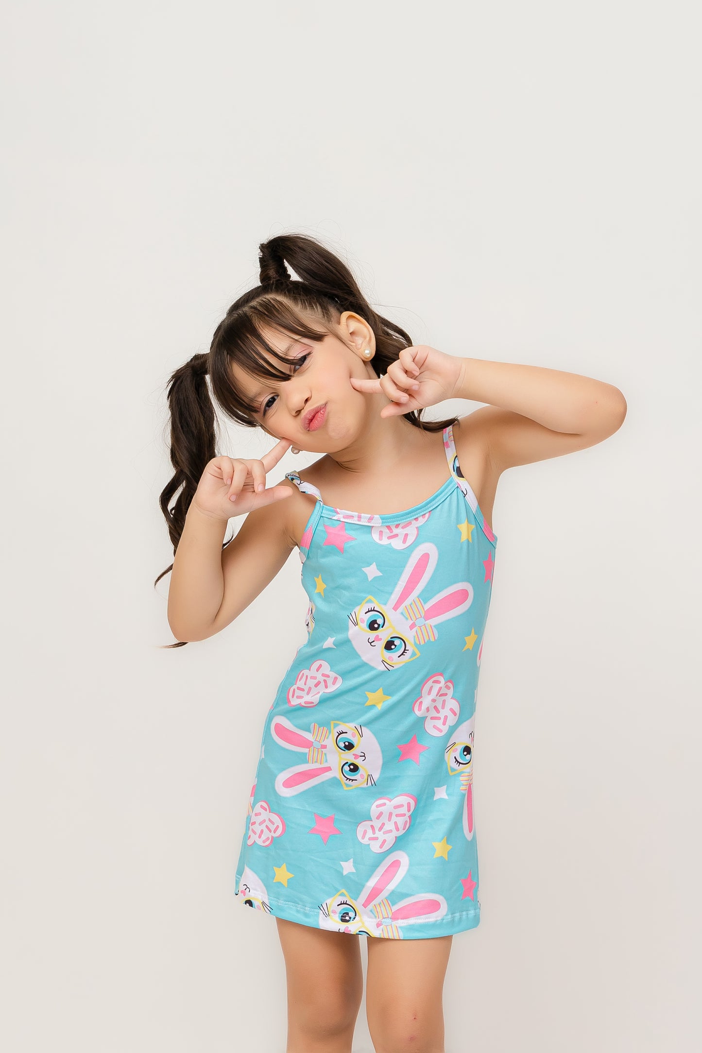 Infantil Feminino Camisola | Coelhinha Cute