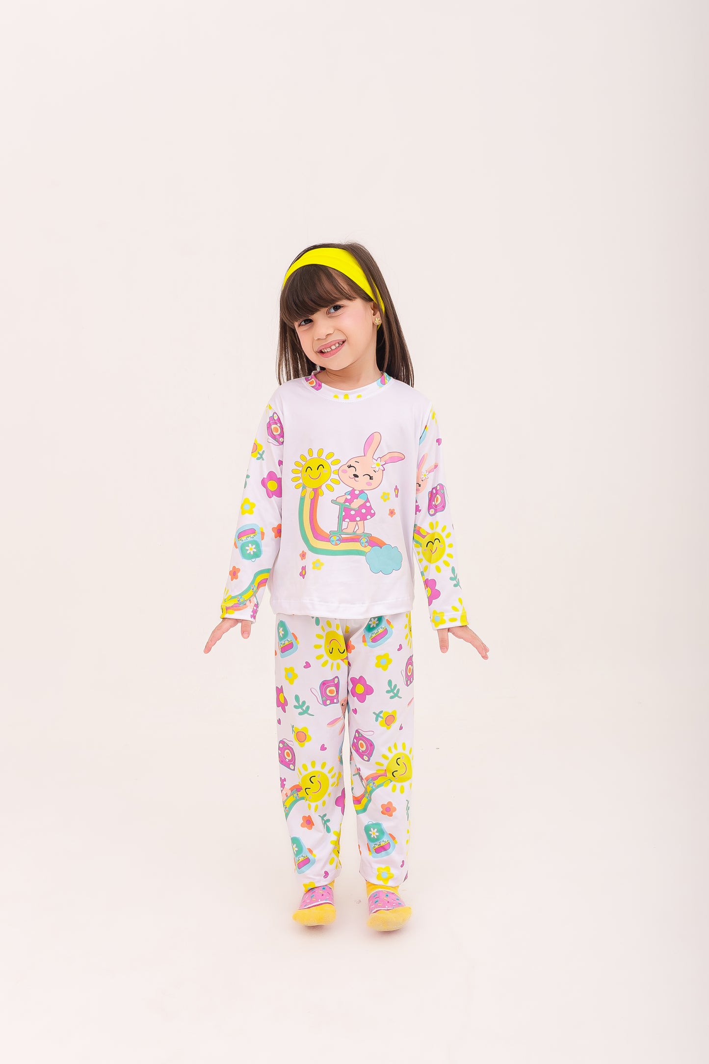 Infantil Feminino Longo | Coelhinha Aventureira