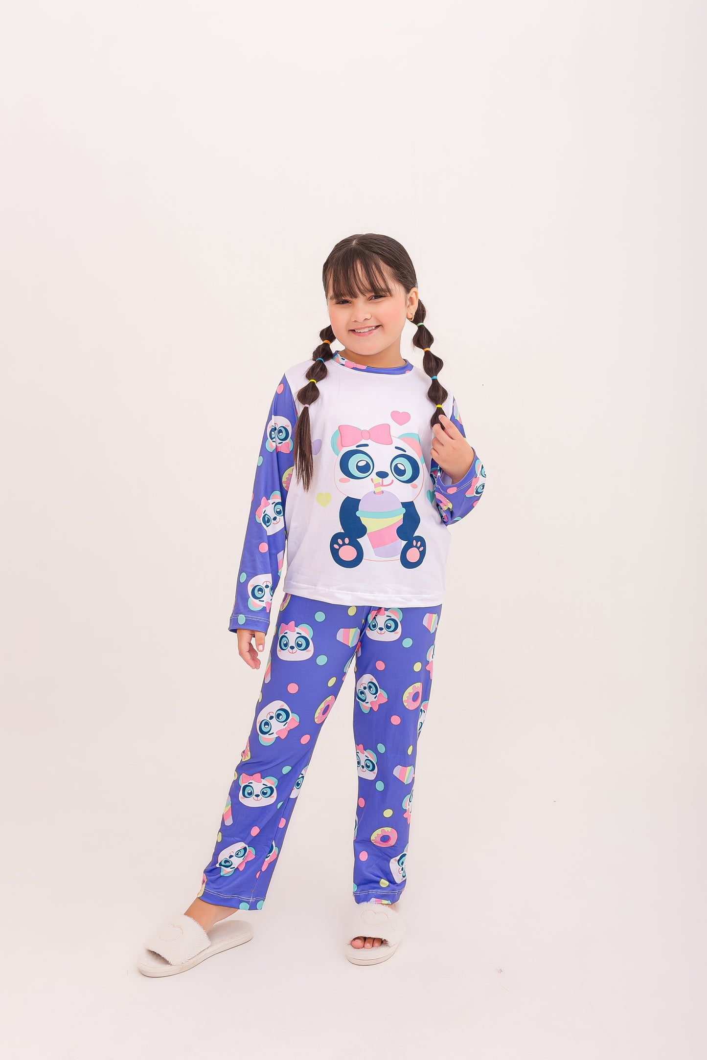 Infantil Feminino Longo | Panda Milkshake