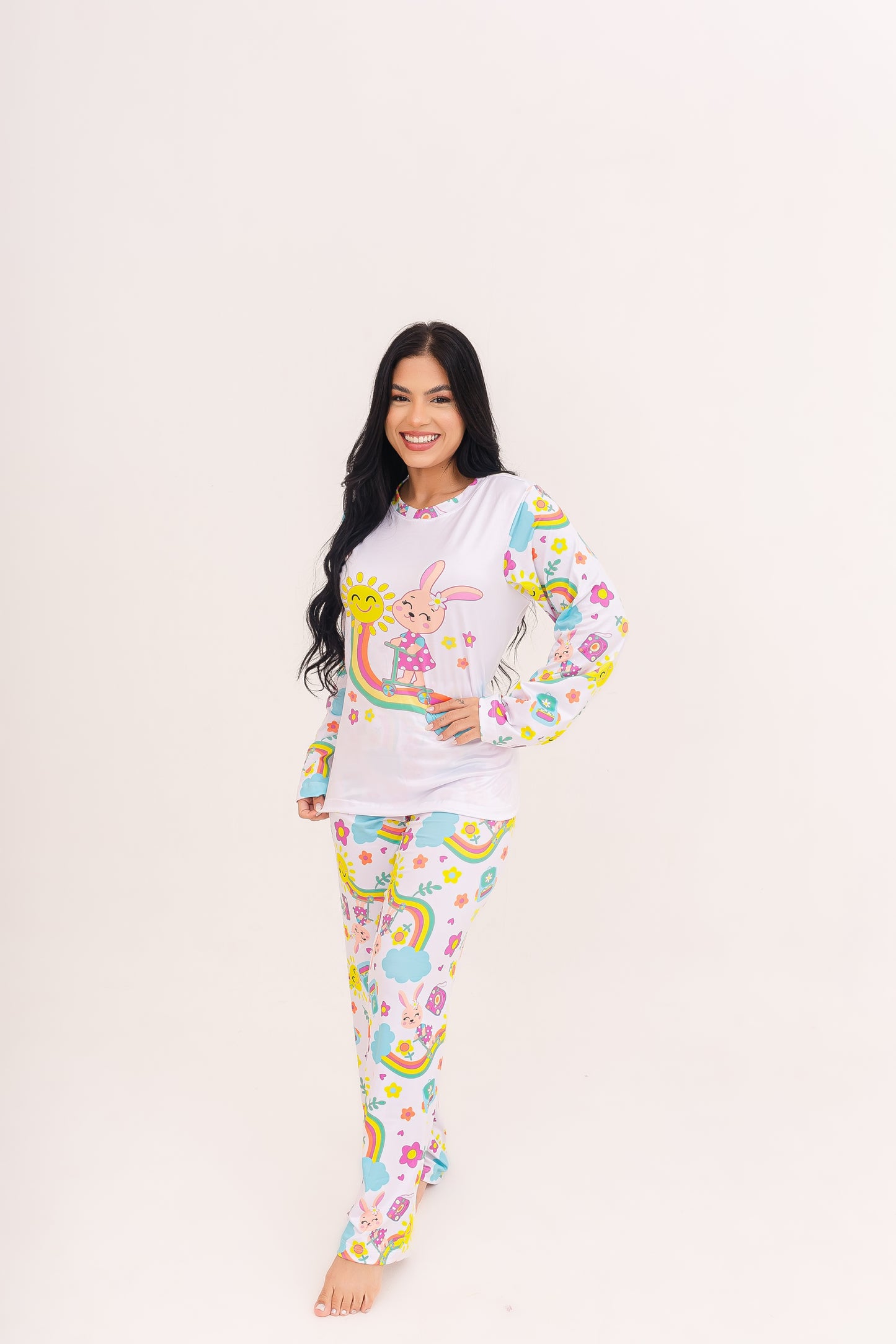Adulto Feminino Longo | Coelhinha Aventureira
