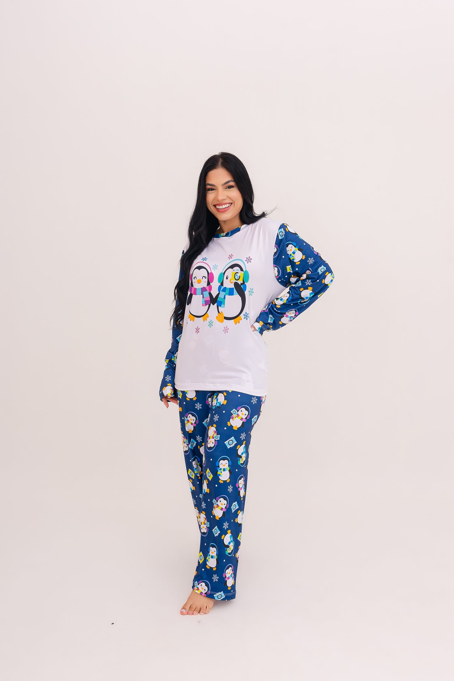 Adulto Feminino Longo | Pinguim Fotolover