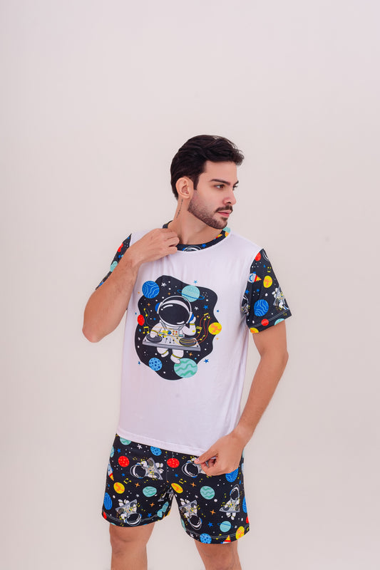 Adulto Masculino Curto | Astronautta DJ