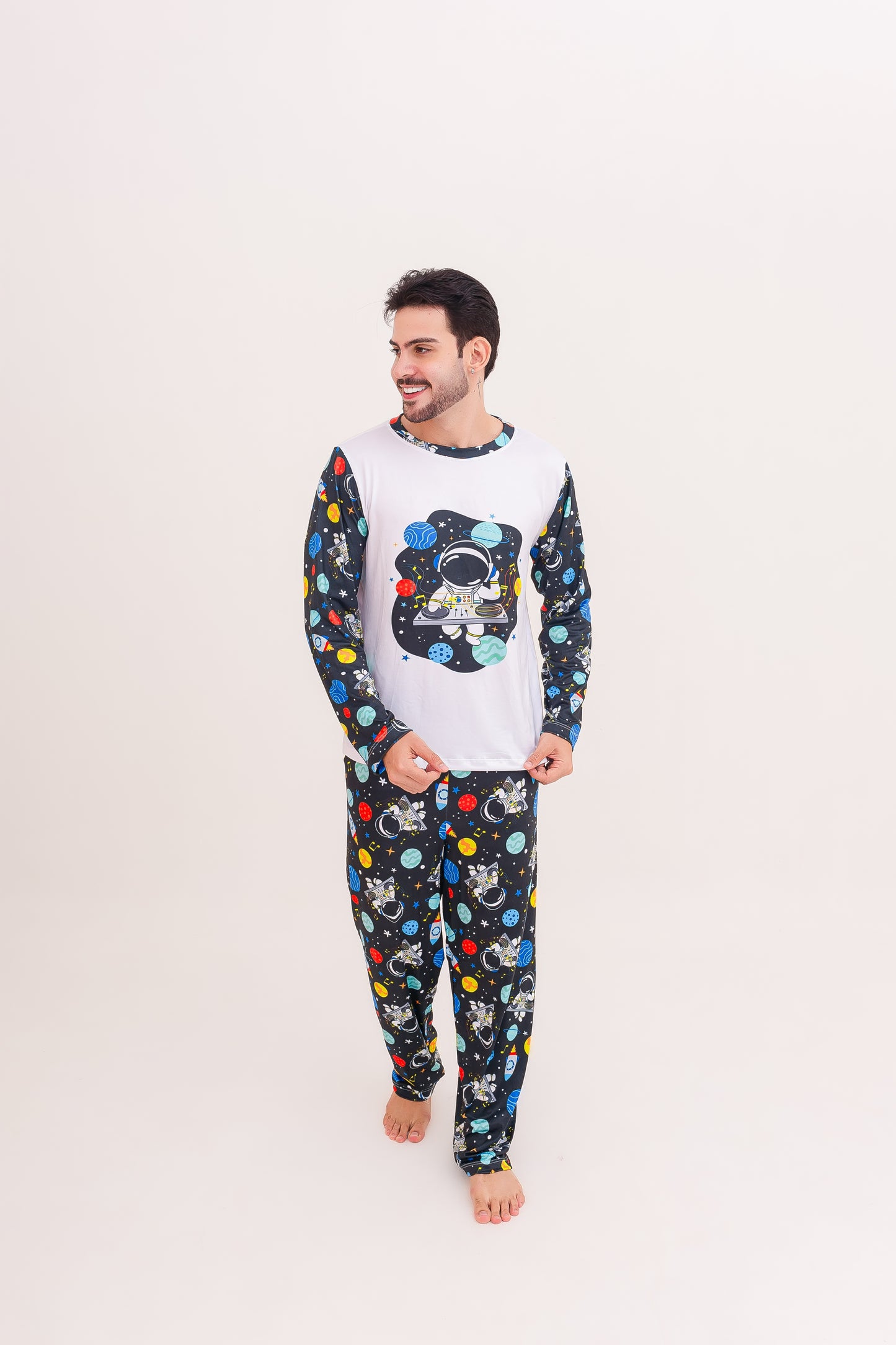 Adulto Masculino Longo | Astronautta DJ