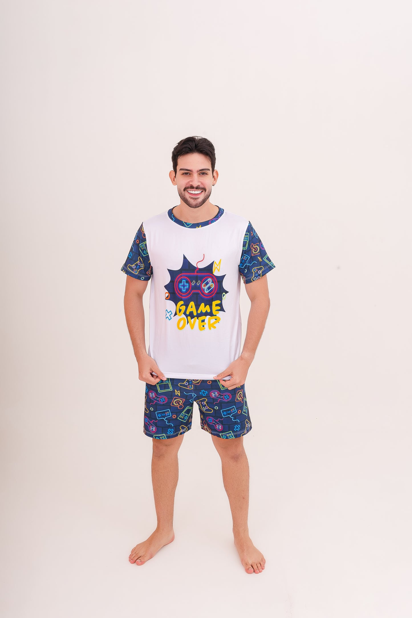 Adulto Masculino Curto | Video-Game