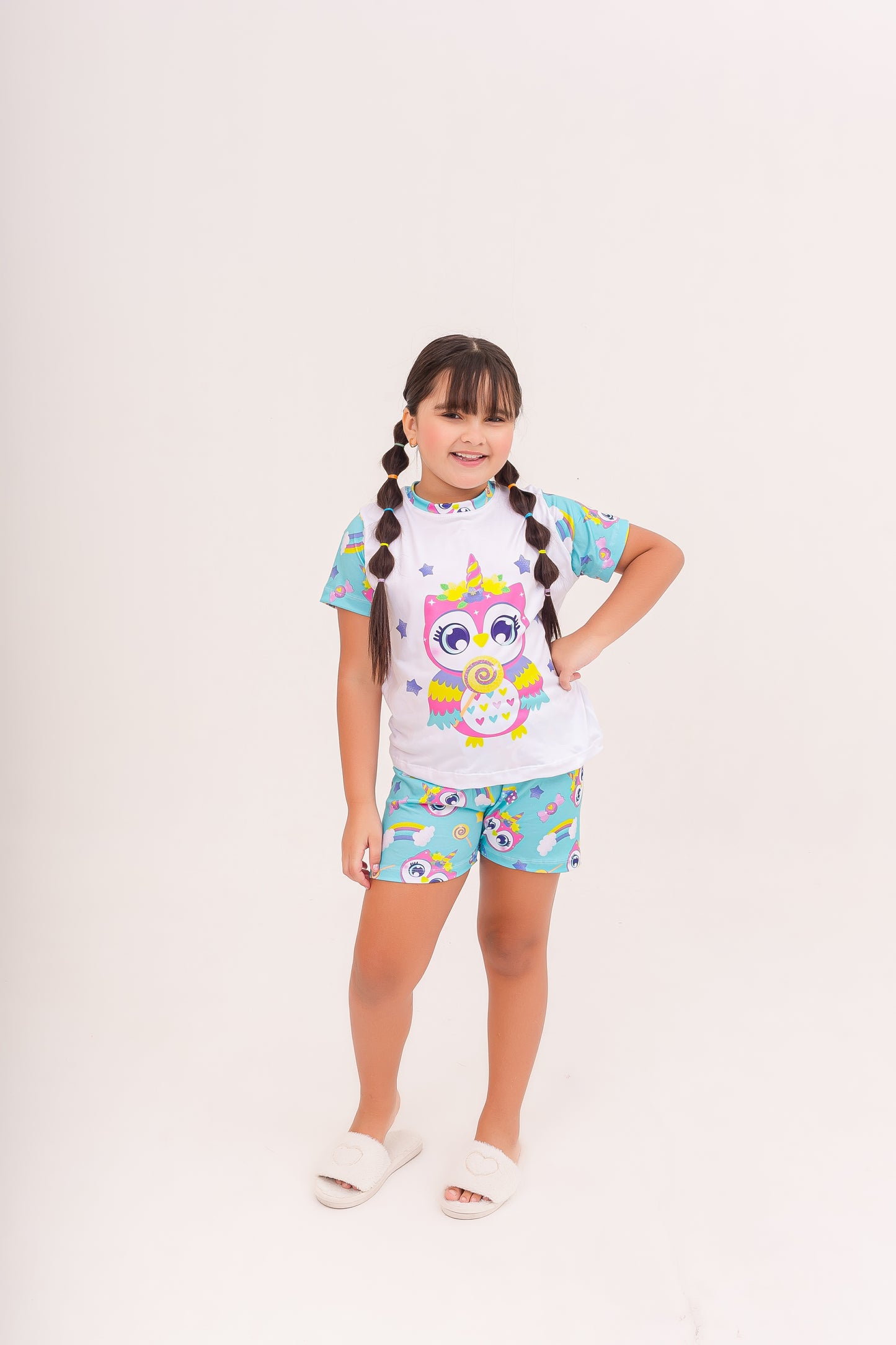 Infantil Feminino Curto | Corujinha Candy
