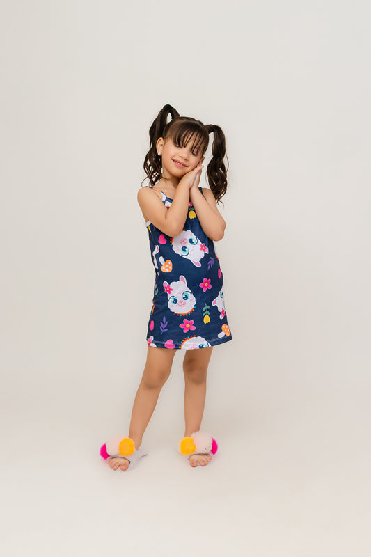 Infantil Feminino Camisola | Lhama Cute