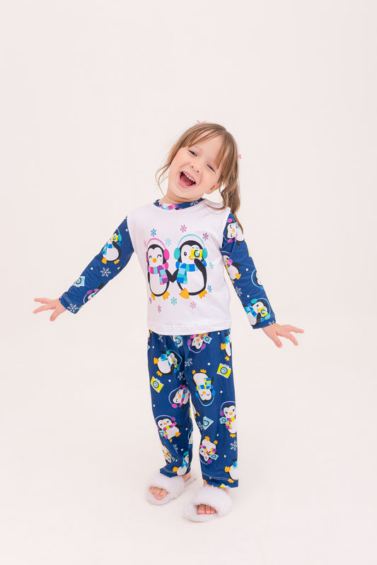 Infantil Feminino Longo | Pinguim Fotolover
