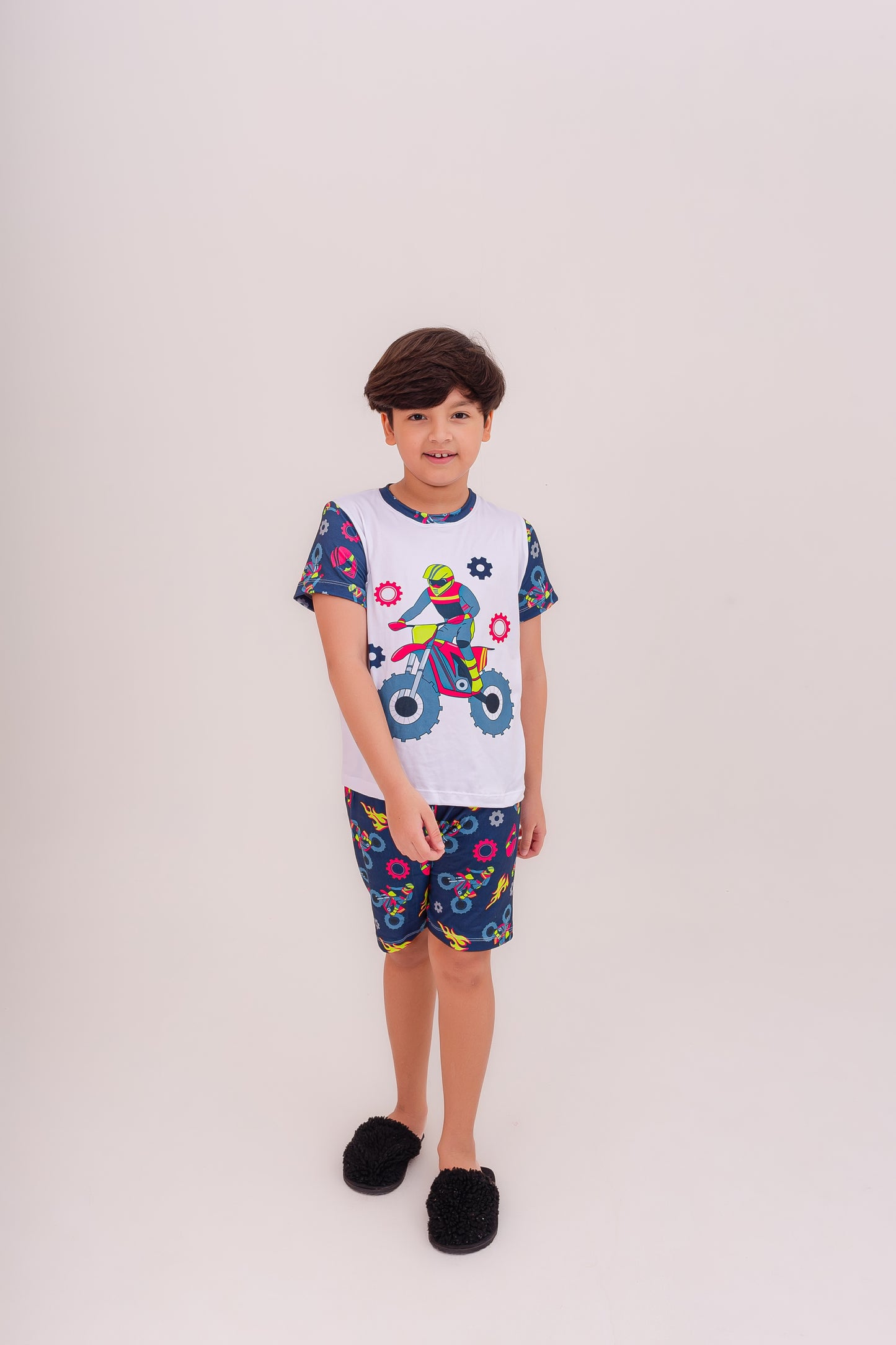 Infantil Masculino Curto | Motocross