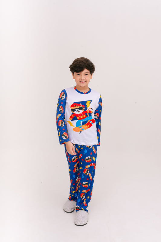Infantil Masculino Longo | Tigre Skatista